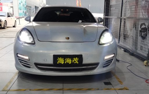 保时捷帕拉梅拉升级led双光透镜