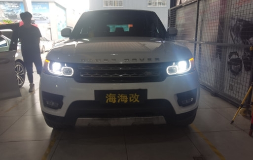 路虎揽胜升级led双光透镜